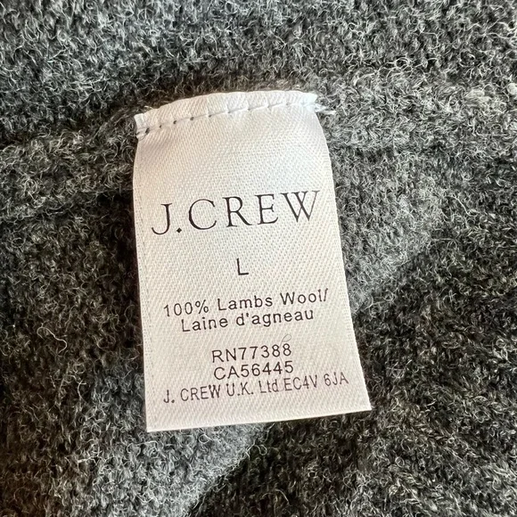 Men’s J.Crew Half-Zip Wool Sweater - Picture 4 of 4